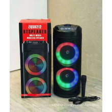 ZQS6212 New Arrivals Bt Wireless Speaker Led Light Dule 10 Inch Woofer Portable Disco Partybox